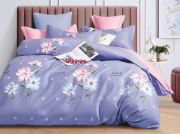 Комплект постільної білизни Home comfort двоспальний мікс квітів бавовна арт. 9983203 DV