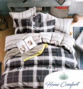 Комплект постільної білизни Home comfort двоспальний мікс бавовна арт. 9983044 DV