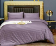 Комплект постельного белья двуспальный Cotton home с лавандовый сатин страйп арт. UT-24-18-20-9