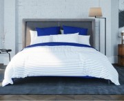 Комплект постельного белья ТЕП двуспальный Stripe Blue микс цветов ранфорс арт. 9984078