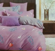 Комплект постельного белья Home comfort евро микс цветов хлопок арт. 9983188 EU