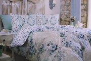 Комплект постельного белья Ozdilek Турция евро шелк  фиолетовый сатин арт. 9980558