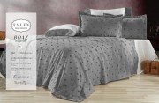 Комплект постельного белья Cotton area евро серый сатин арт. 9985148