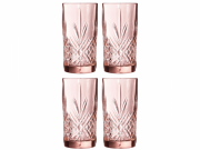 Набір склянок MLM-P9166-1 Luminarc Salzburg Pink 380мл (6шт)