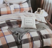 Комплект постельного белья Home comfort евро микс цветов хлопок арт. 9983192 EU
