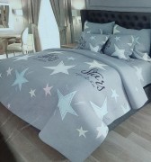Комплект постельного белья Украиночка ТМ полуторный звезда старс микс цветов бязь голд арт. 9984624