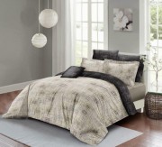 Комплект постельного белья семейный Pretty new штрихи серый ранфорс арт. 5960