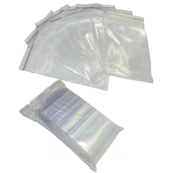 Пакеты с zip замком прозрачные 50 х 70 мм