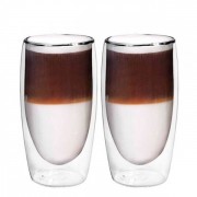 Набір скляних термічних 2 шт. Latte Flora 350мл. 45190