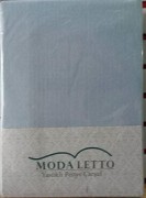 Простыня Ozdilek Турция 160х200 на резинке Modaletto голубой трикотаж арт. 9980076