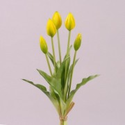 Букет Тюльпанів із латексу жовтий Flora 73238