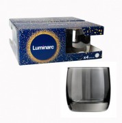Набір склянок Сяючий графіт 310мл 4шт Luminarc P9316