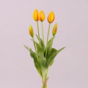 Букет помаранчевий Тюльпанів з латексу Flora 73236