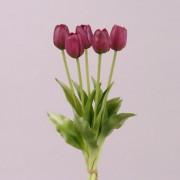 Букет Тюльпанов из латекса фиолетовый Flora 73247