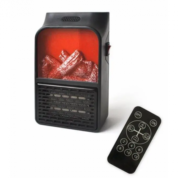 Електрообігрівач Flame Heater Plus з LCD дисплеєм та пультом