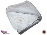 Одеяло полуторный Ваш текстиль 200х220 шерсть / шелк белый шелк арт. 9983258