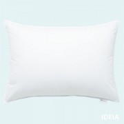 Подушка Ideia 50х70 H&S стіб м'яка подушка на блискавці білий мікрофібра арт. 31144