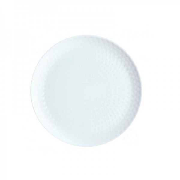 Тарелка обеденная MLM-Q4655 Luminarc Pampille white, 25см