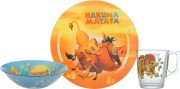 Набір посуду дитячого MLM-P9345 Luminarc Disney Lion King 3 попер.