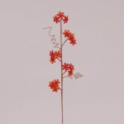 Цветок Стеклярус красный Flora 4877