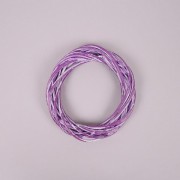 Венок из лозы фиолетовый 20 см. Flora 39018