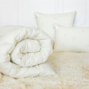 Одеяло полуторный Ideia 140х210 wool classic всесезонное наполнитель 300 белый микрофибра арт. 11815