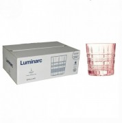 Склянка Даллас низька рожева 300мл 6шт Luminarc P9165