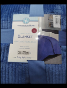 Плед Softitex 200х230 Hunting Home Blanket полоска синий акрил арт. 9980332