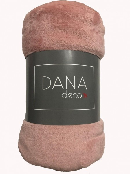 Плед Dana Deco 200х220 рожевий мікрофібра арт. 9984881
