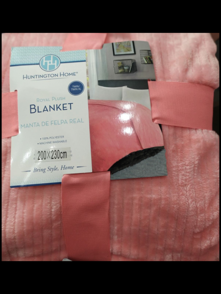 Плед Softitex 200х230 Hunting Home Blanket смужка рожевий акрил арт. 9980333