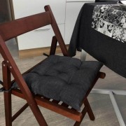 Подушка на стул Прованс 40x40 Black Milan хлопок арт. 9983707