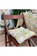 Подушка на стілець Прованс 40х40 Адель лимони кольорова бавовна арт. 9982387