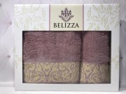 Набор полотенец Sultana Belizza розовый махровый 2шт арт. 9984375