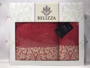 Набор полотенец Sultana Belizza красный махровый 2шт арт. 9984371