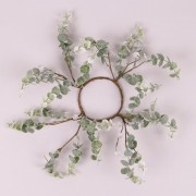 Венок декоративный из листьями эвкалипта 35 см. Flora 75968