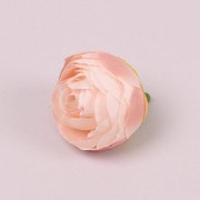 Головка Камелии мини бежево-розовая Flora 22972