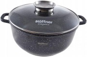 Кастрюля 4,5л Hoffner Elegance 24 см индукция черный алюминий арт. HF-7712
