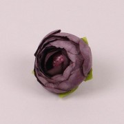 Головка Камелии мини темно-фиолетовая Flora 23897