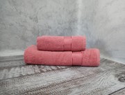Набор полотенец для рук BILTEX 40х70 розовый махра 2шт арт. 1057
