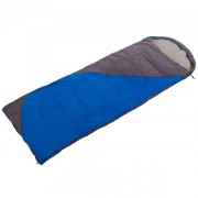 Спальний мішок ковдра з капюшоном Zelart Shengyuan SY-077 Синій/Сірий