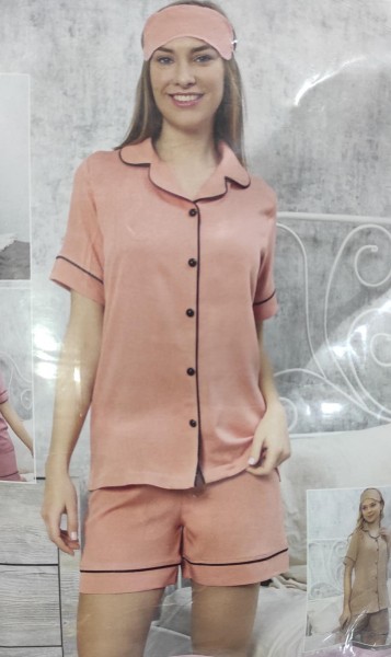 Піжама Wesha M шорти+сорочка мікс бавовна арт. 221323