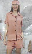 Пижама Wesha L шорты+рубашка микс бавов арт. 221323