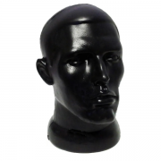Манекен мужской головы черного цвета МG 19