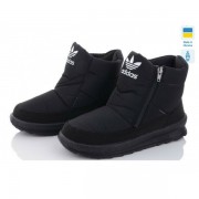 Женские ботинки зимние G-114 adidas Черный, размер 40