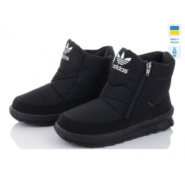 Женские ботинки зимние G-114 adidas Черный, размер 39