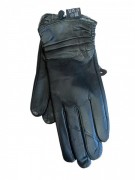 Перчатки женские кожаные G-12 р. 6,5 Черный