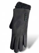 Перчатки женские сенсорные 3-62 р. M Серый