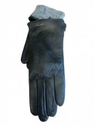 Перчатки женские кожаные G-11 р. 6,5 Черный
