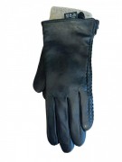 Перчатки женские кожаные G-04 р. 6,5 Черный