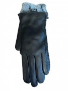 Перчатки женские кожаные G-14 р. 7,5 Черный